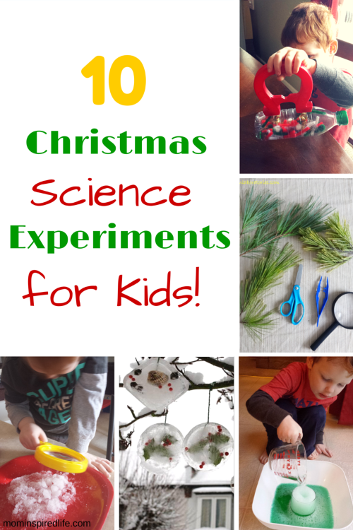 Christmas science experiments