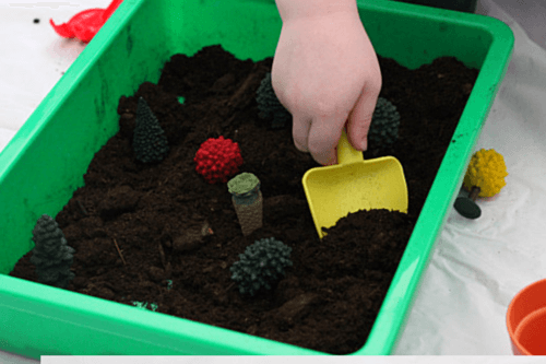Earth Day activity Tree Planting sensory