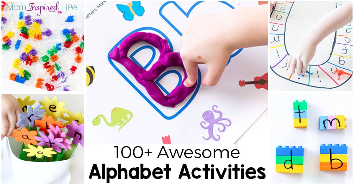 100+ Alphabet Activities that Your Kids will Love
